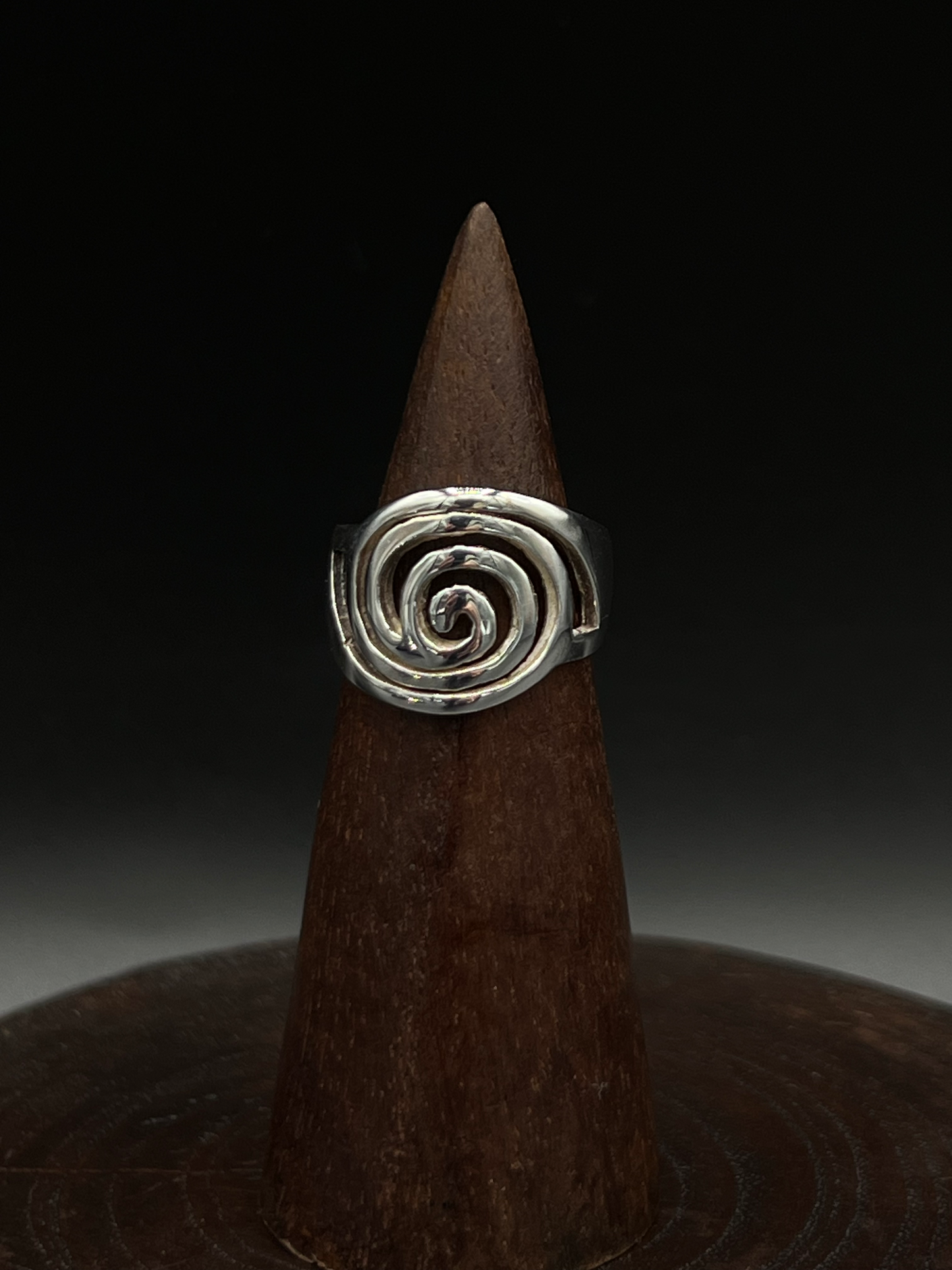 Spiral Swirl Ring – Sterling Silver