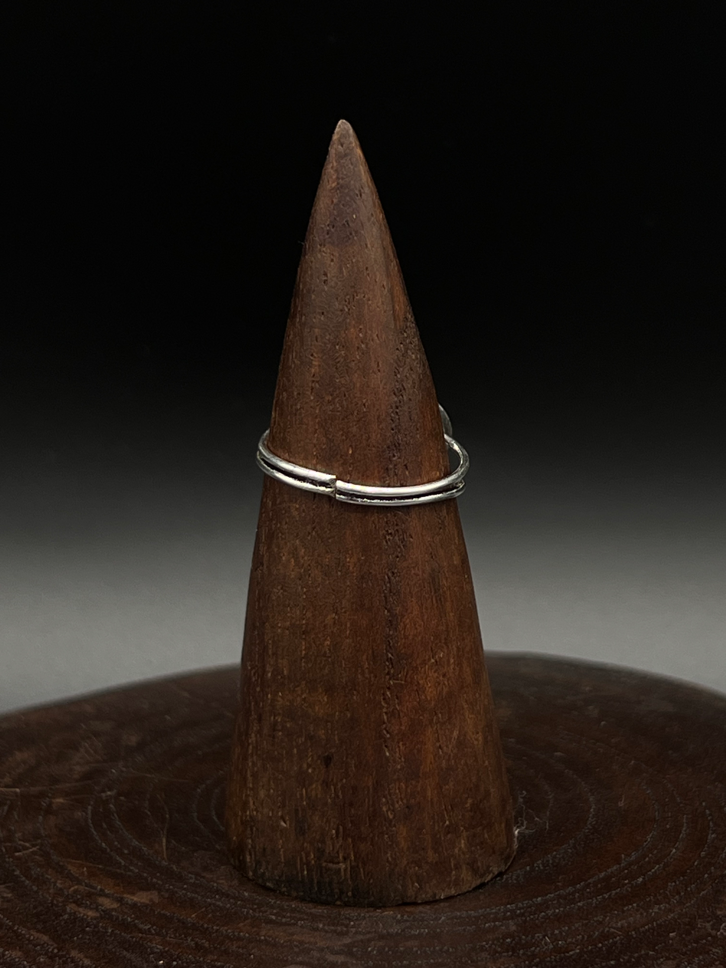 Black Onyx Teardrop Ring – Elegant Boho Statement Ring