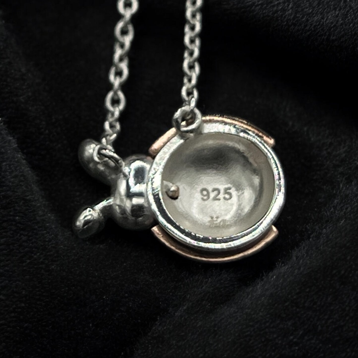 Ladybird Pendant Necklace – Rose Gold & Silver