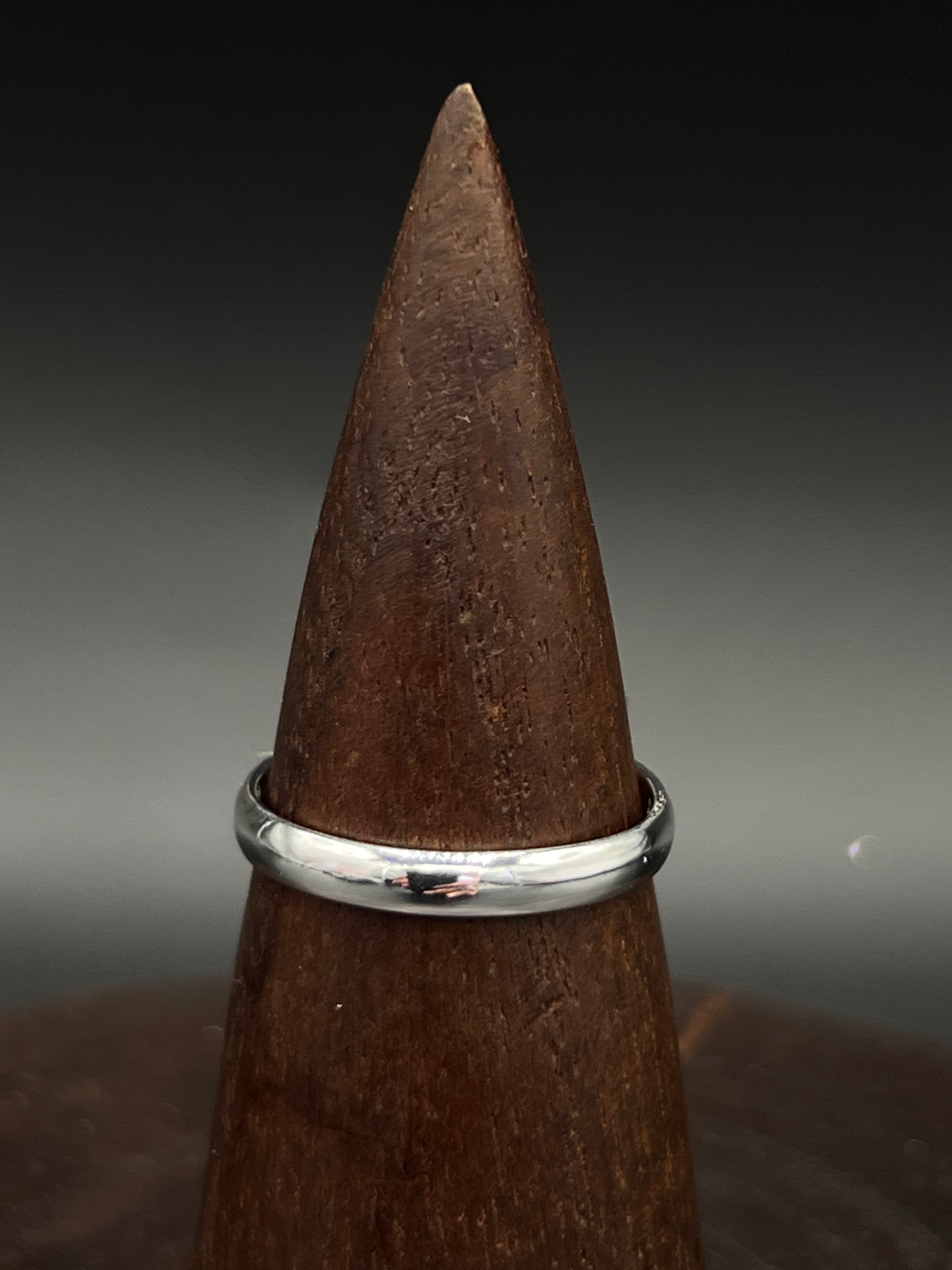 Kiss Script Ring – Sterling Silver