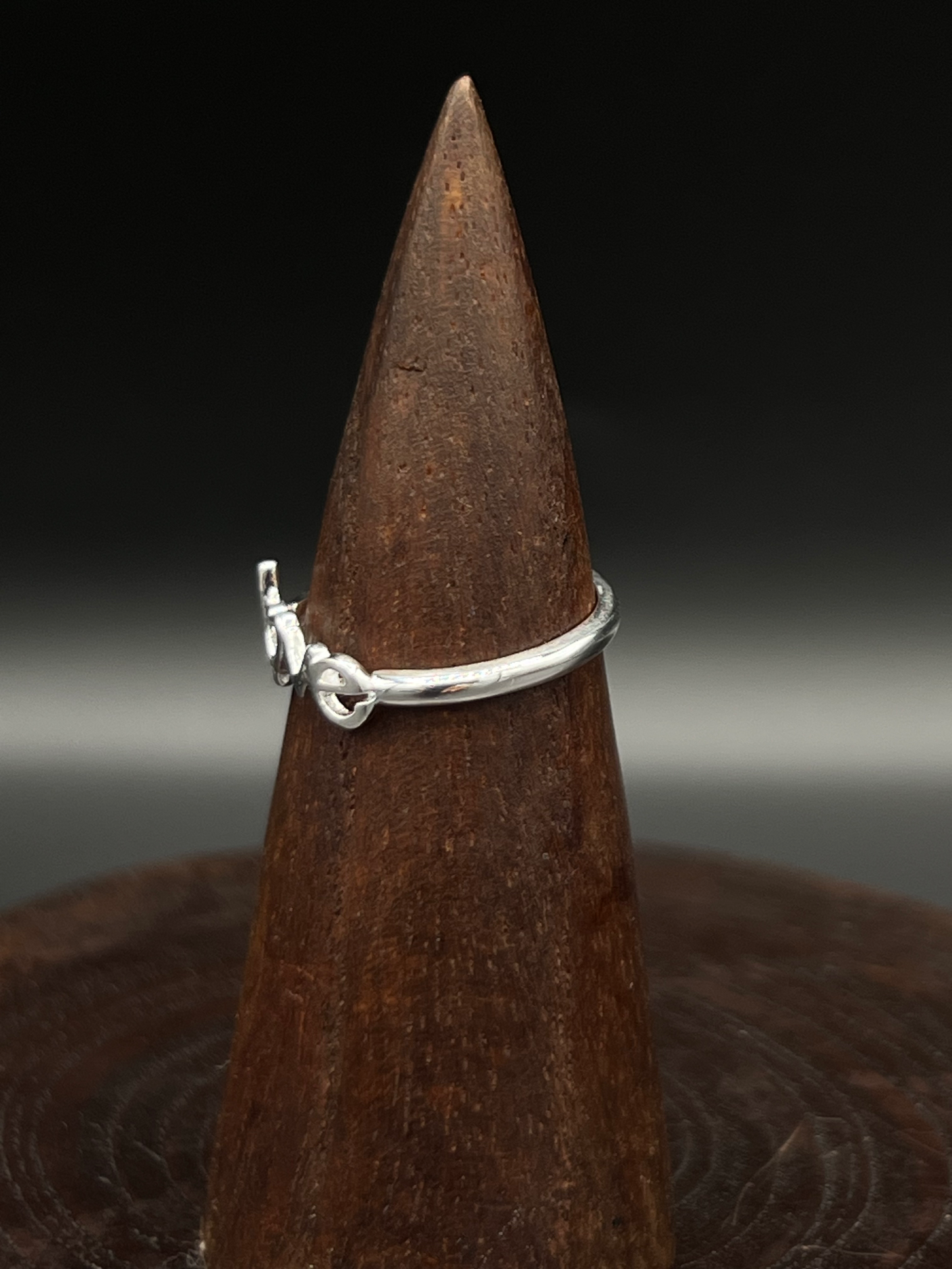Love Script Ring – Sterling Silver