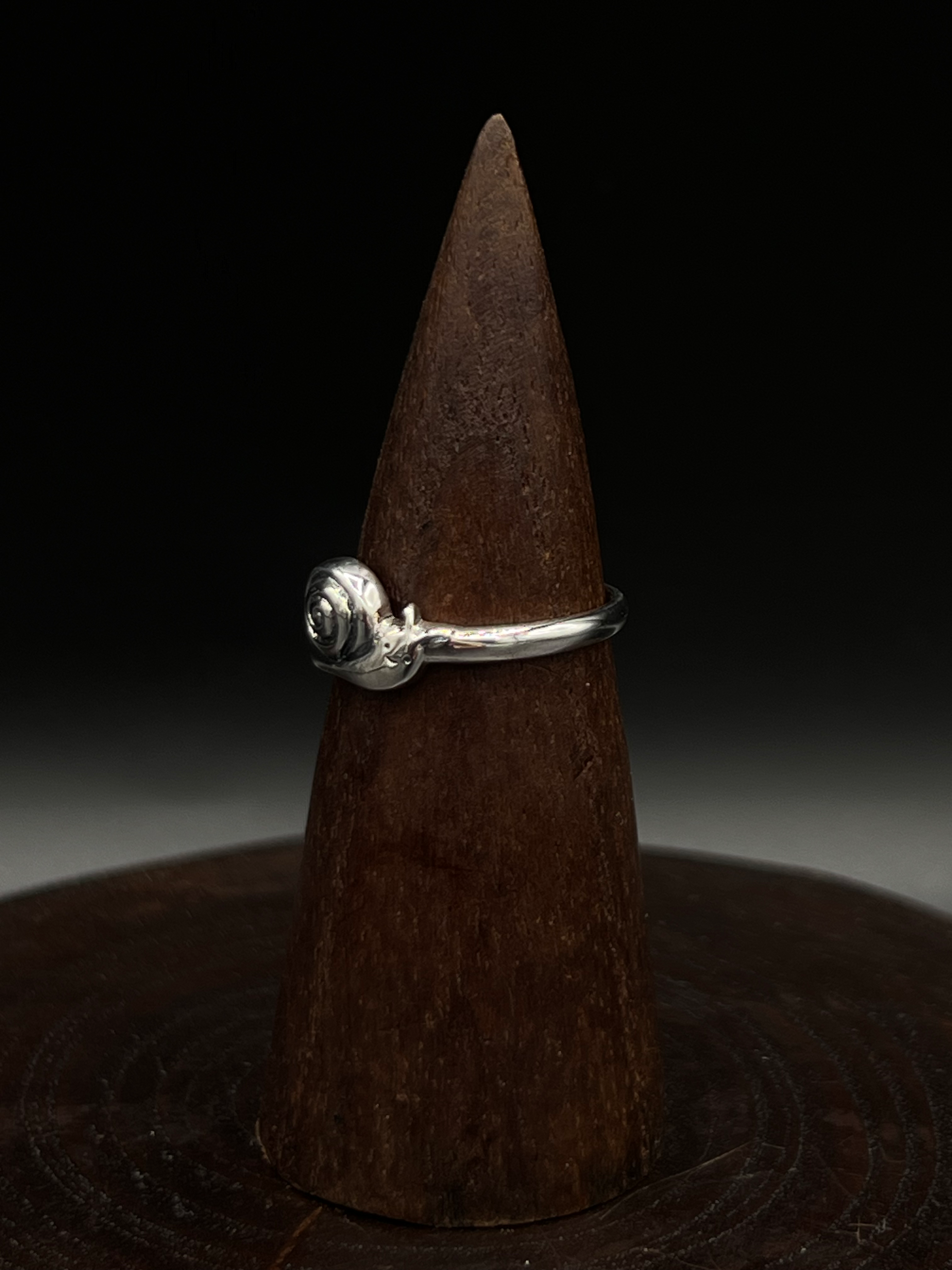 Snail Spiral Ring – Sterling Silver