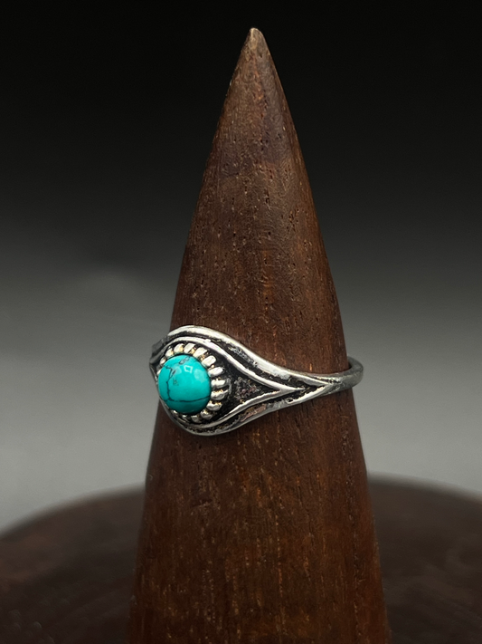 Evil Eye Turquoise Ring – Protective Symbol